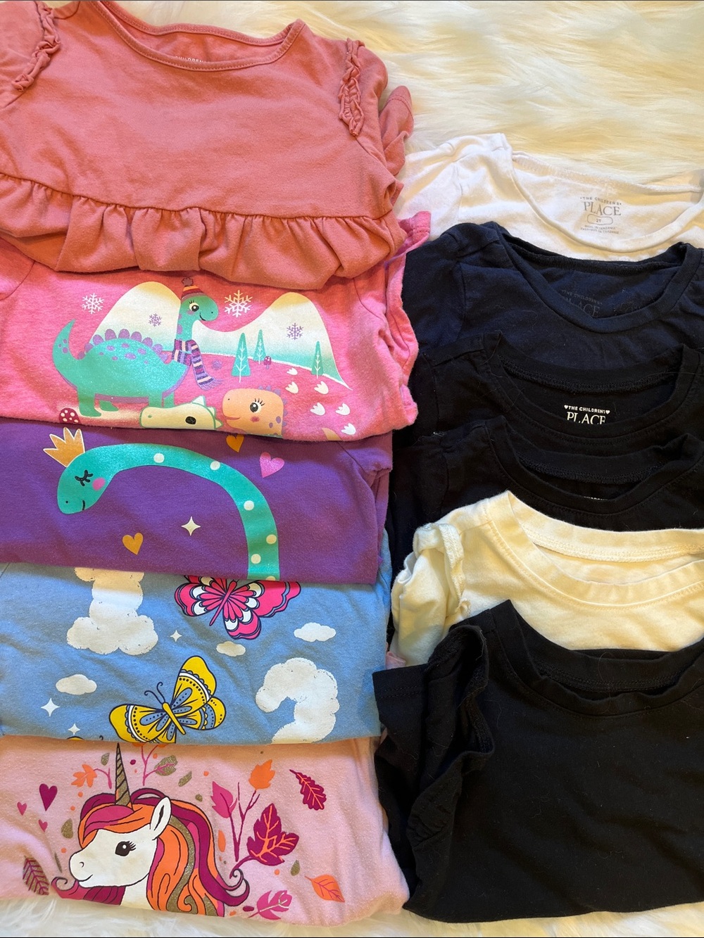 2T Girls Long Sleeve Shirt Bundle- 11 Shirts!